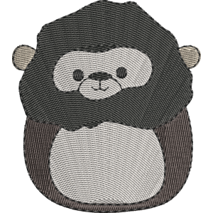 Aron the Gorilla Squishmallows Free Machine Embroidery Design