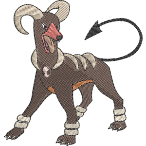 Houndoom Pokemon Free Coloring Page for Kids