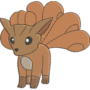 Vulpix 1 Pokemon Free Coloring Page for Kids