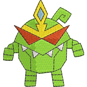 Robo-Noms Cut the Rope Free Machine Embroidery Design