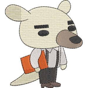 Arihiko Aggretsuko Free Machine Embroidery Design