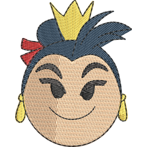 The Queen of Hearts Disney Emoji Blitz Free Machine Embroidery Design