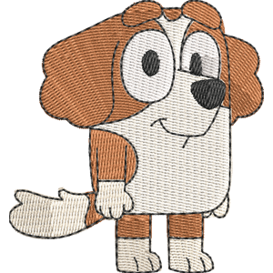 Bentley Bluey Free Machine Embroidery Design