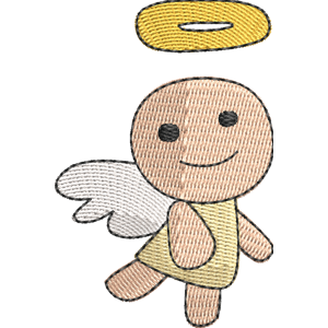 Twin Angels Tamagotchi Free Machine Embroidery Design