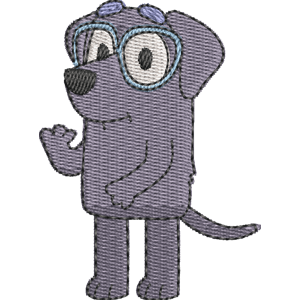 Jean-Luc's Mum Bluey Free Machine Embroidery Design