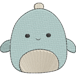 Antoni the Turtle Squishmallows Free Machine Embroidery Design