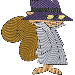 Secret Squirrel 2 Stupid Dogs Free Coloring Page for Kids