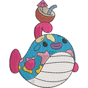 Flurb the Anglerfish Pikmi Pops Free Machine Embroidery Design