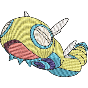 Dudunsparce Two Segment Pokemon Free Machine Embroidery Design