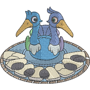 Quibble My Singing Monsters Free Machine Embroidery Design