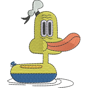 Duck Zig & Sharko Free Machine Embroidery Design