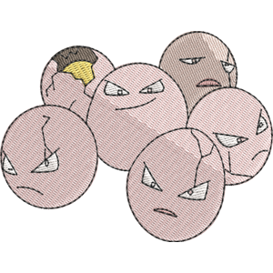Exeggcute Pokemon Free Coloring Page for Kids