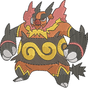 Emboar Pokemon Free Coloring Page for Kids
