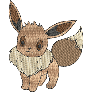 Eevee Pokemon Free Coloring Page for Kids