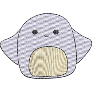 Aziza the Stingray Squishmallows Free Machine Embroidery Design