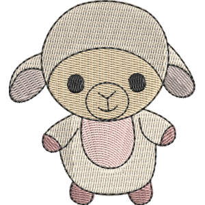 Woolee (Lamb) YooHoo & Friends Free Machine Embroidery Design