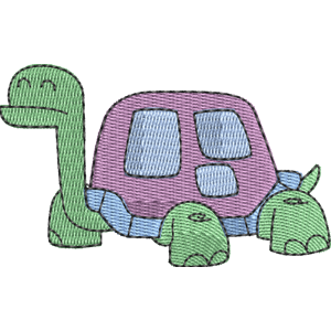 Snappity-Snap Turtles Wow! Wow! Wubbzy! Free Machine Embroidery Design