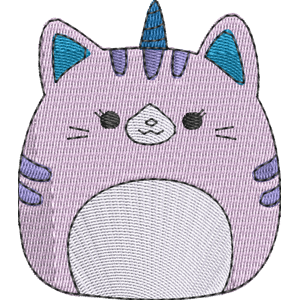 Analea the Caticorn Squishmallows Free Machine Embroidery Design