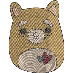 Chloeyana the Dog Squishmallows Free Machine Embroidery Design