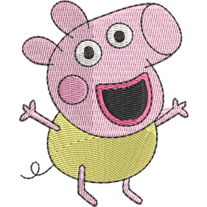 Baby Alexander Peppa Pig Free Machine Embroidery Design