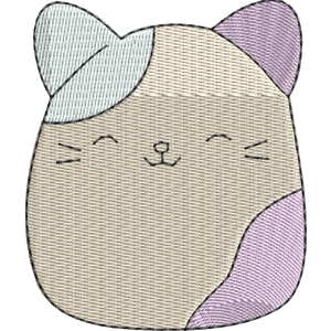 Cora the Cat Squishmallows Free Machine Embroidery Design