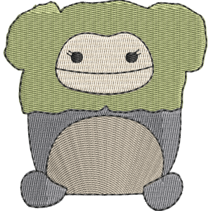 Bren the Bigfoot Squishmallows Free Machine Embroidery Design