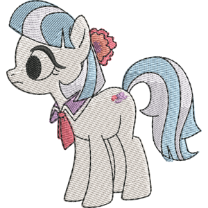 Coco Pommel My Little Pony Friendship Is Magic Free Coloring Page for Kids