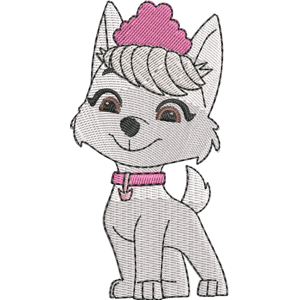 Sweetie PAW Patrol Free Coloring Page for Kids