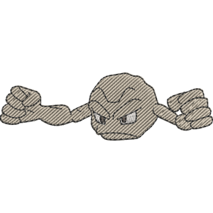 Geodude 1 Pokemon Free Coloring Page for Kids