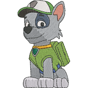 Rocky PAW Patrol Free Coloring Page for Kids