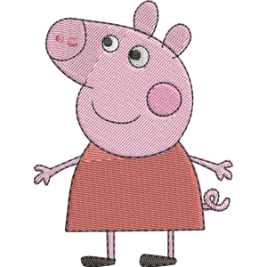 Peppa Pig Free Coloring Page for Kids