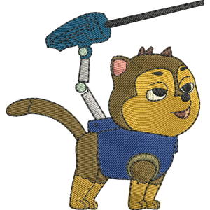 Cat Chase PAW Patrol Free Coloring Page for Kids