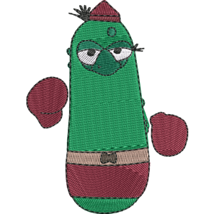Goliath VeggieTales in the City Free Coloring Page for Kids