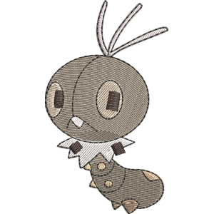 Scatterbug Pokemon Free Coloring Page for Kids