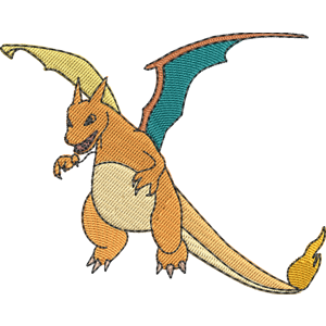 Charizard 1 Pokemon Free Coloring Page for Kids