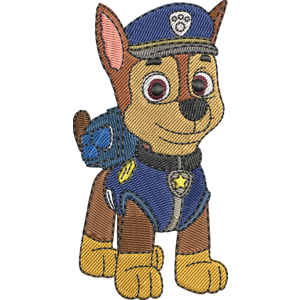 Chase PAW Patrol Free Coloring Page for Kids