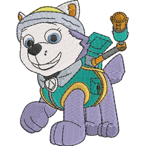 Everest PAW Patrol Free Coloring Page for Kids